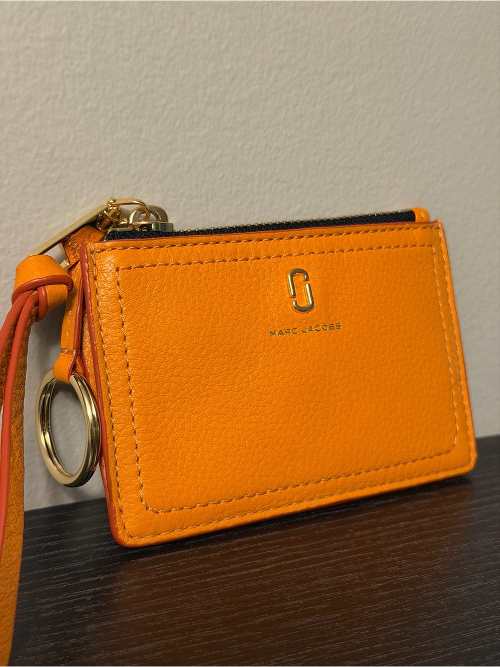 Marc Jacobs Leather Keychain Wallet